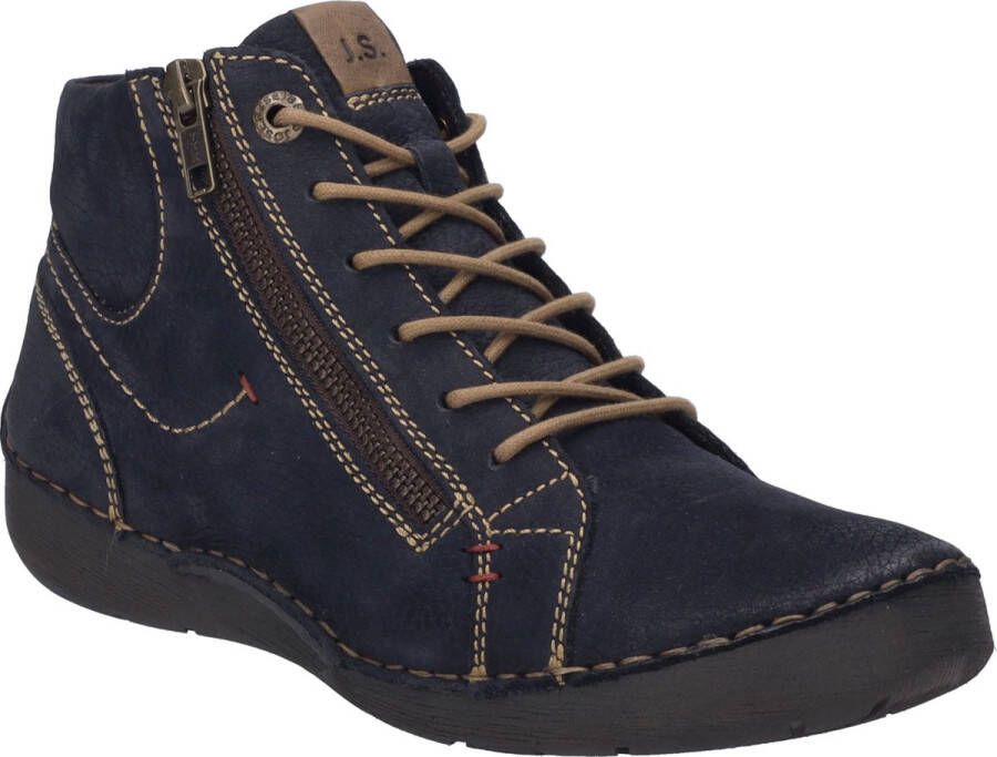 Josef Seibel Veterlaarsjes Fergey 67 Veterschoenen winterlaarzen comfortabele schoen met rits