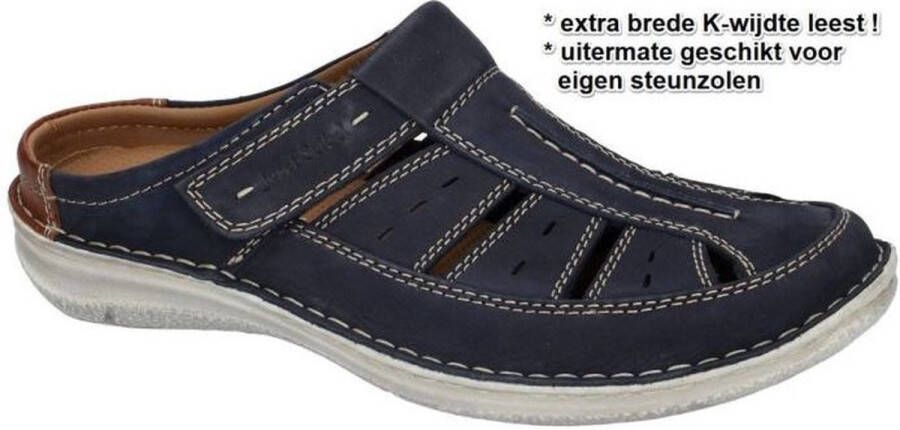 Josef Seibel Clogs ANVERS 76 zomerschoen slippers klittenbandschoen met klittenbandsluiting k-breedte