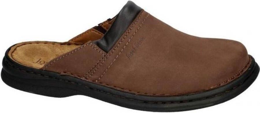 Josef Seibel Clogs MAX zomerschoen slippers vakantie met contraststiksels