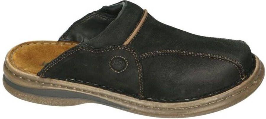 Josef Seibel -Heren zwart pantoffels & slippers