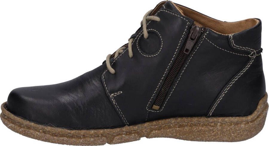 Josef Seibel Hoge veterschoenen NEELE 46 met stijlvolle contrastnaden