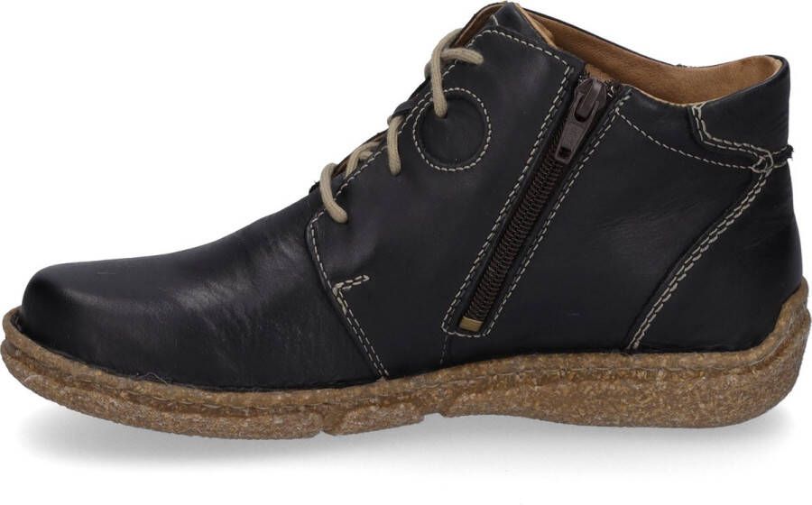 Josef Seibel Hoge veterschoenen NEELE 46 met stijlvolle contrastnaden