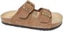 Josef Seibel Nubuck Dames Slippers Beige - Thumbnail 1