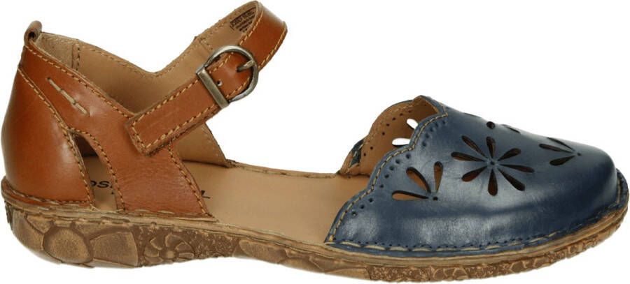 Josef Seibel ROSALIE 04 Platte sandalenDames Sandalen Blauw