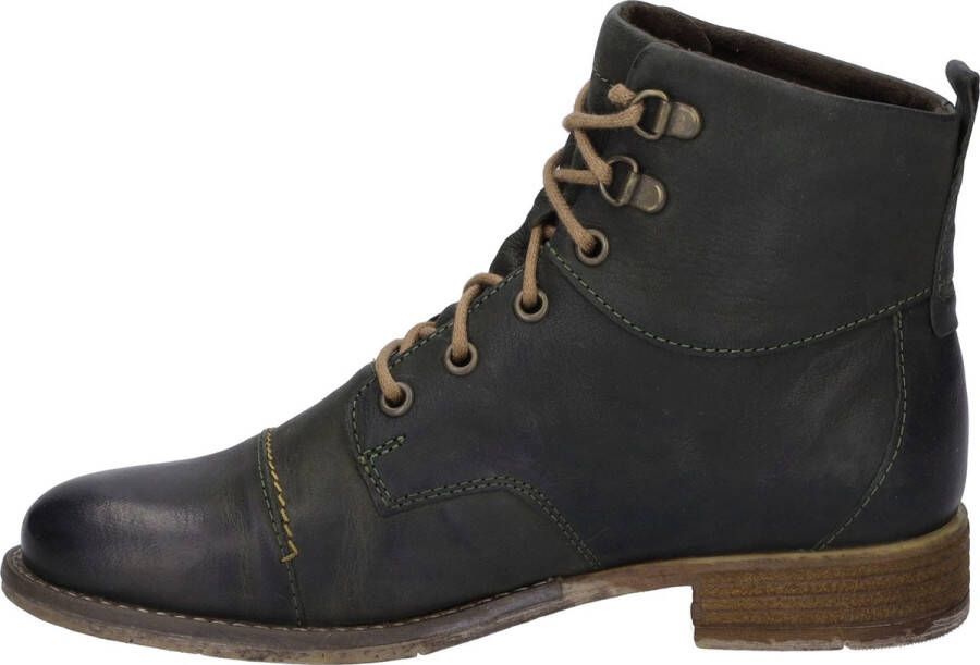 Josef Seibel SIENNA 17 Volwassenen VeterlaarzenHoge sneakersDames veterschoenenHalf-hoge schoenen Groen