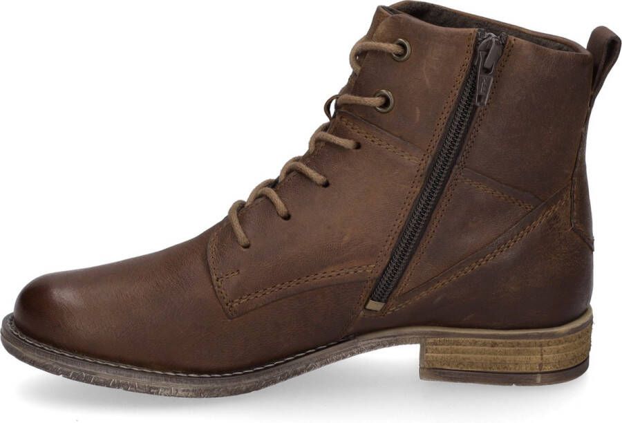 Josef Seibel SIENNA 95 Volwassenen VeterlaarzenHoge sneakersDames veterschoenenHalf-hoge schoenen Bruin