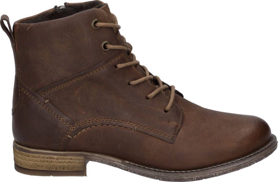 Josef Seibel SIENNA 95 Volwassenen VeterlaarzenHoge sneakersDames veterschoenenHalf-hoge schoenen Bruin