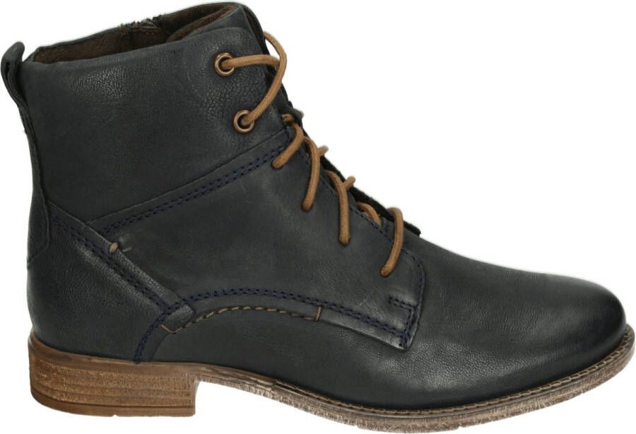 Josef Seibel SIENNA 95 VeterlaarzenHoge sneakersDames veterschoenenHalf-hoge schoenenPopulaire damesschoenen Josef Blauw