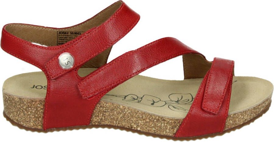 Josef Seibel TONGA 25 Volwassenen Sandalen met hakDames Sandalen Rood