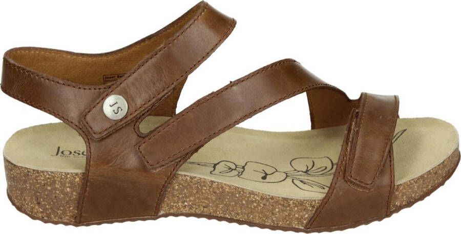 Josef Seibel TONGA 25 Volwassenen Sandalen met hakDames Sandalen Cognac