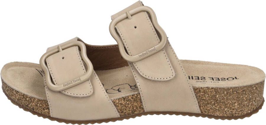 Josef Seibel Slippers TONGA 64 plateau zomerschoen pantoffels met gespsluiting