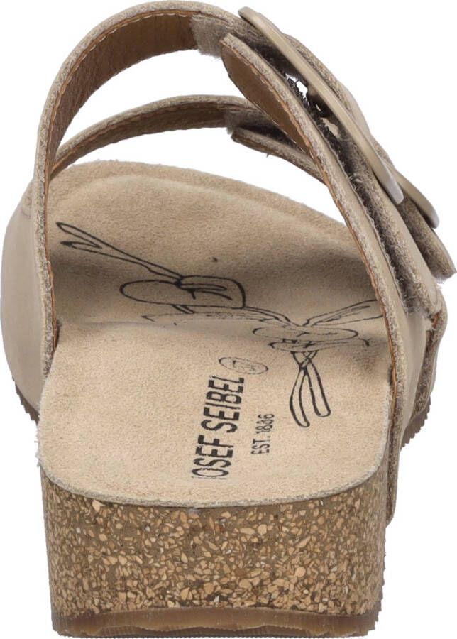 Josef Seibel Slippers TONGA 64 plateau zomerschoen pantoffels met gespsluiting