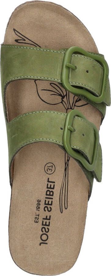 Josef Seibel Slippers TONGA 64 plateau zomerschoen pantoffels met gespsluiting