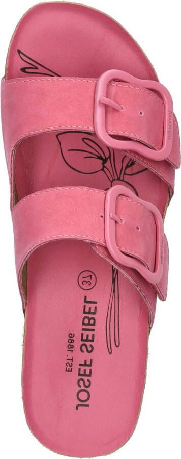 Josef Seibel Slippers TONGA 64 plateau zomerschoen pantoffels met gespsluiting