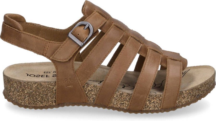 Josef Seibel Sandalen Tonga 81 zomerschoen sandaal plateauhak met klittenbandsluiting