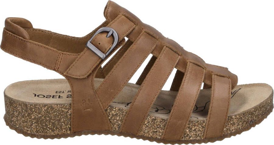 Josef Seibel Sandalen Tonga 81 zomerschoen sandaal plateauhak met klittenbandsluiting