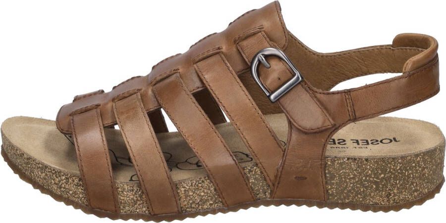 Josef Seibel Sandalen Tonga 81 zomerschoen sandaal plateauhak met klittenbandsluiting