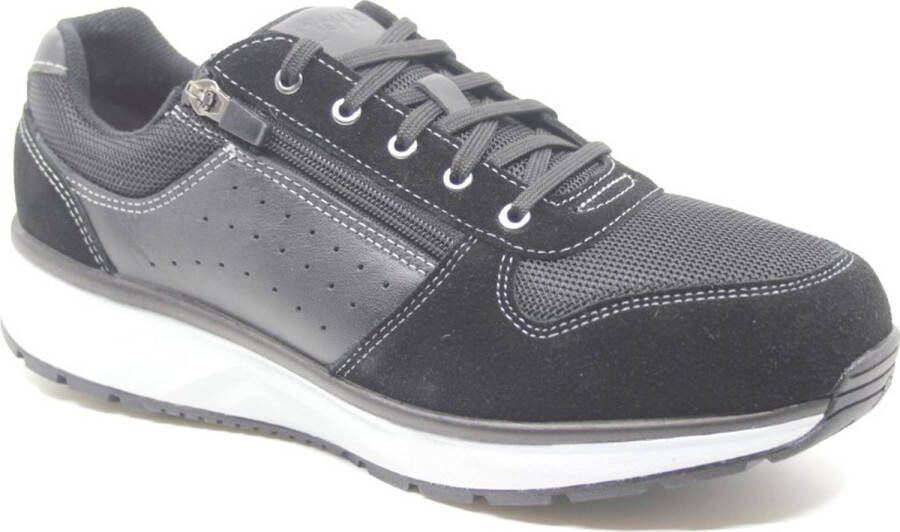 Joya DYNAMO ZIP 254sne Zwarte sneakers met rits wijdte H