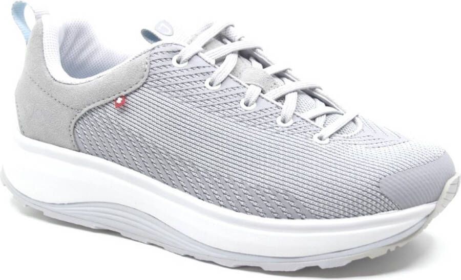 Joya MAUI Light Grey JY035A Lichtgrijze sneakers wijdte H