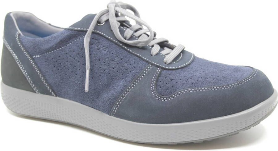 Joya SVEN Blue II JO516A Blauwe heren sneakers wijdte H met schokdempende PU zolen