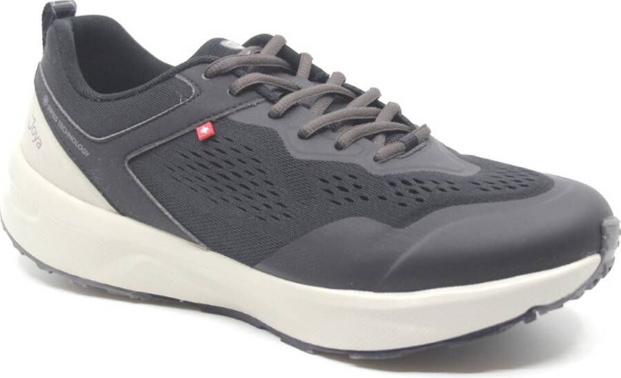 Joya VELOCE Black JY533A Zwarte sneaker wijdte G