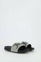 Juicy Couture Donna Black Diamante-slippers voor dames Zwart - Thumbnail 1