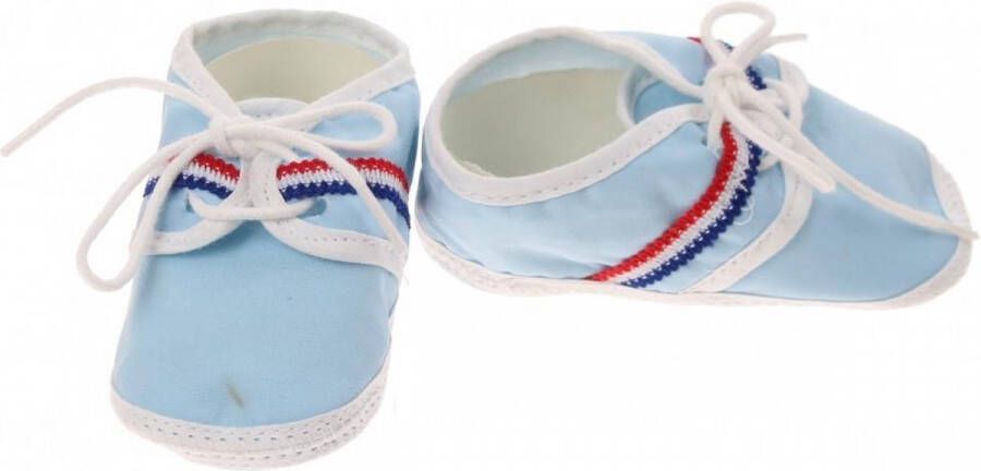 Junior joy Babyschoenen Newborn Junior Lichtblauw Met Nl-vlag