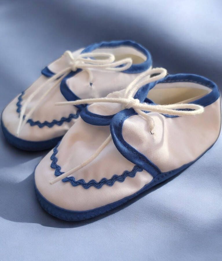 Junior joy Babyschoenen Newborn Junior Wit blauw