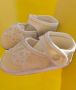 Junior joy Babyschoenen Newborn Meisjes Geel wit Met Kant - Thumbnail 2