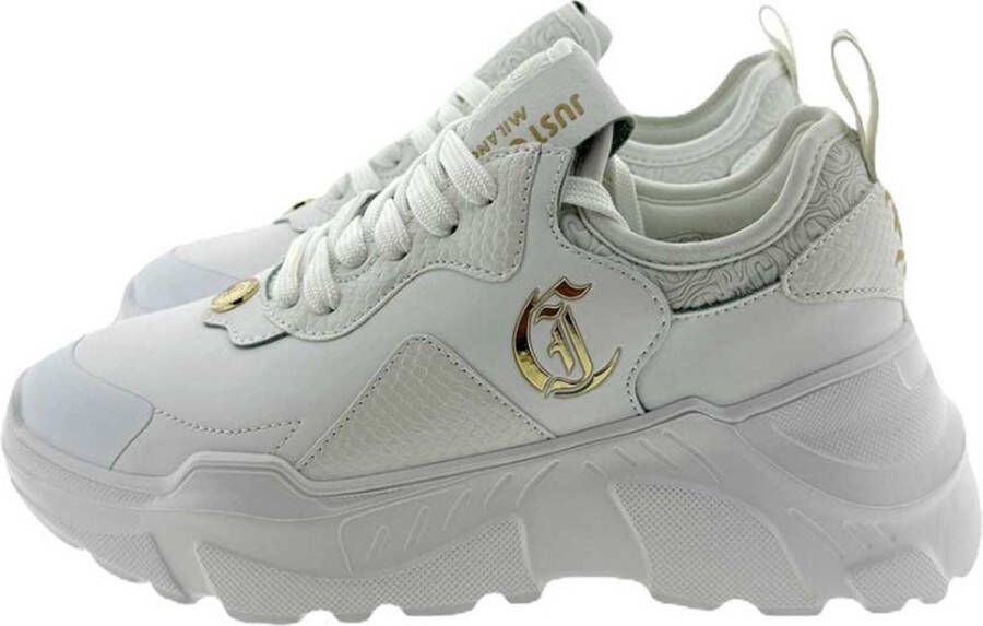 Just Cavalli Casper sneaker wit