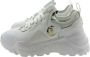 Just Cavalli Witte Damessneakers met Gouden Logo White Dames - Thumbnail 5