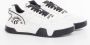 Just Cavalli Witte Sneakers met Korrelig Leer White Heren - Thumbnail 1