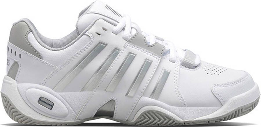 K-Swiss Accomplish IV Dames Sportschoenen Tennis Smashcourt White Silver