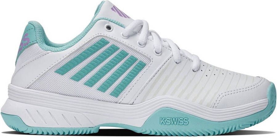 K-Swiss Court Express Clay Dames Sportschoenen Tennis Smashcourt White Blue - Foto 1