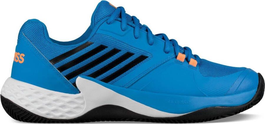 K-Swiss Aero Court Tennisschoen Heren Sportschoenen Mannen blauw zwart oranje