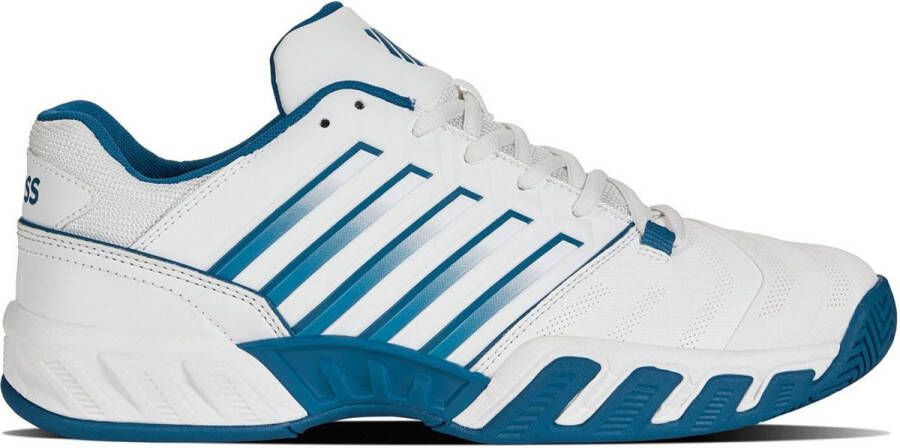 K-Swiss Bigshot Light 4 Hardcourt Schoenen Brilliant White Celestial Scuba Blue Heren