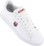 K-Swiss Classic Court Shield Heren Sneakers Sportschoenen Schoenen Wit 06599-113-M - Thumbnail 3