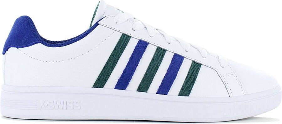 K-Swiss Classic Court Tiebreak Leather Heren Sneakers Schoenen Wit 07011-159-M