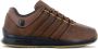 K-Swiss Classic RINZLER Heren Sneakers Schoenen Leer Bruin 01235-201-M - Thumbnail 1