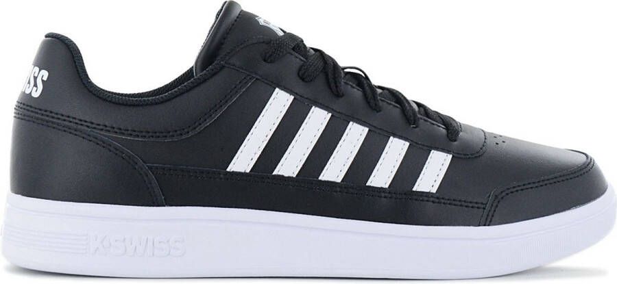 K-Swiss Court Chasseur Heren Sneakers Schoenen Leer Zwart 06042-009-M