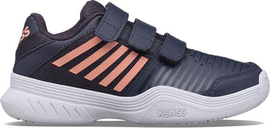 K-Swiss Court Express Strap Omni Junior Sportschoenen Tennis Smashcourt Grey - Foto 1