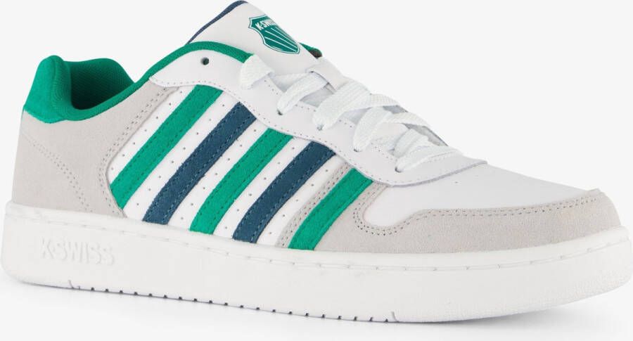 K-Swiss Court Palisades heren sneakers wit groen