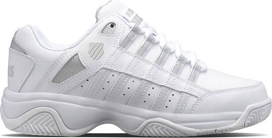 K-Swiss Court Prestir Dames Sportschoenen Padel Tennis Smashcourt White Silver