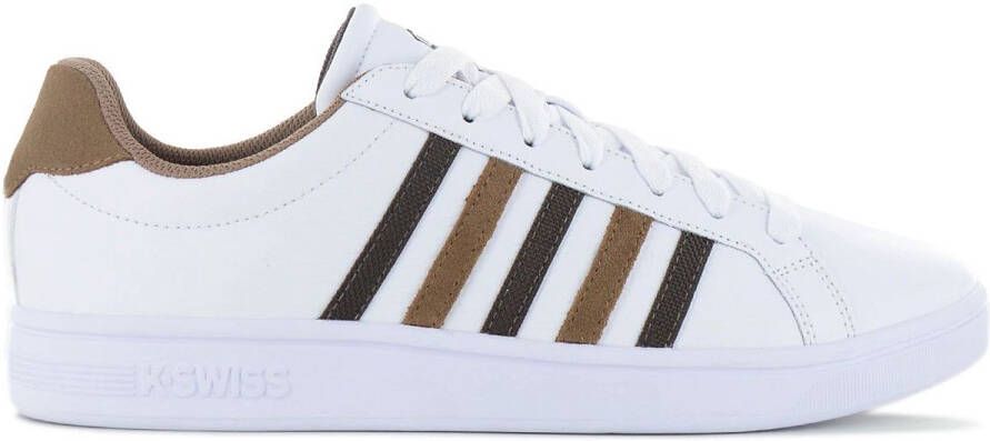 K-Swiss Court Tiebreak Heren Sneakers Schoenen Leer Wit 07011-919-M