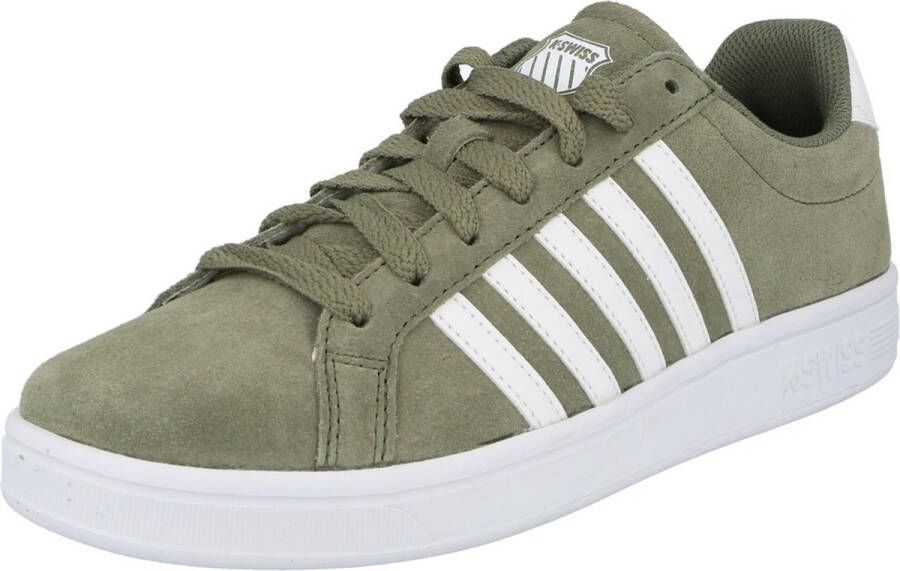 K-Swiss Court Tiebreak SDE Heren Sneakers Schoenen Leer Groen 07012-392-M