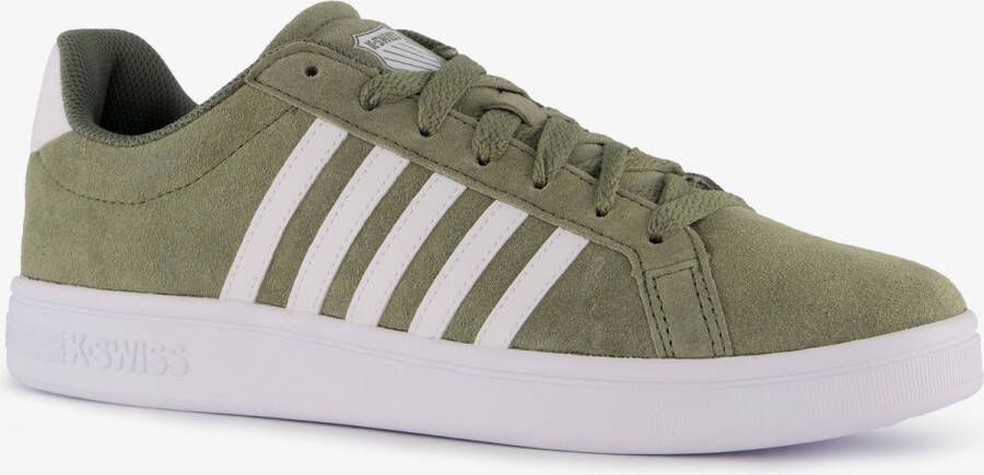 K-SWISS Court Tiebreak suede heren sneakers groen