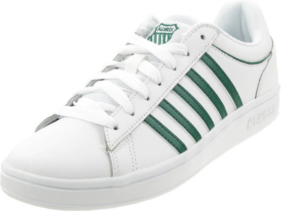 K-Swiss Court Winston heren sneaker sportschoen 06154-942-M wit groen