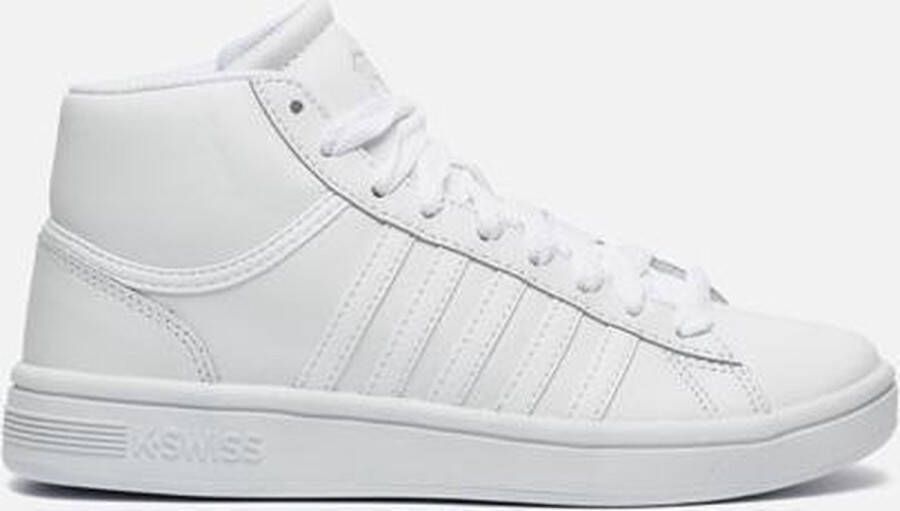 K-Swiss Court Winston leren sneakers wit