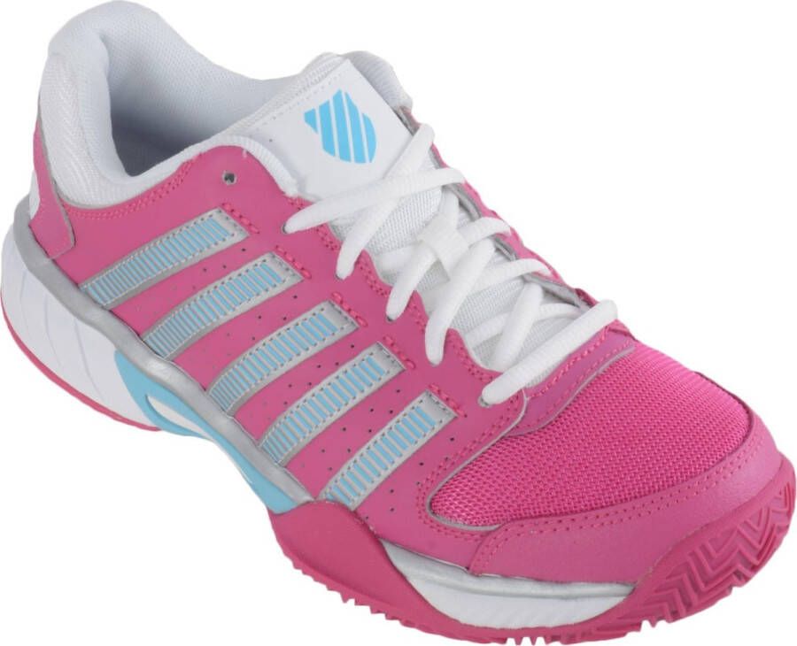 K-Swiss Express LTR HB Tennisschoen Tennisschoenen Vrouwen roze wit zilver blauw