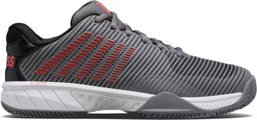 K-Swiss Hypercourt Express 2 Clay Heren Sportschoenen Tennis Smashcourt Grey Orange